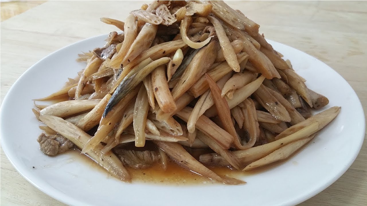 How to cook fried pork with lotus root new recipe