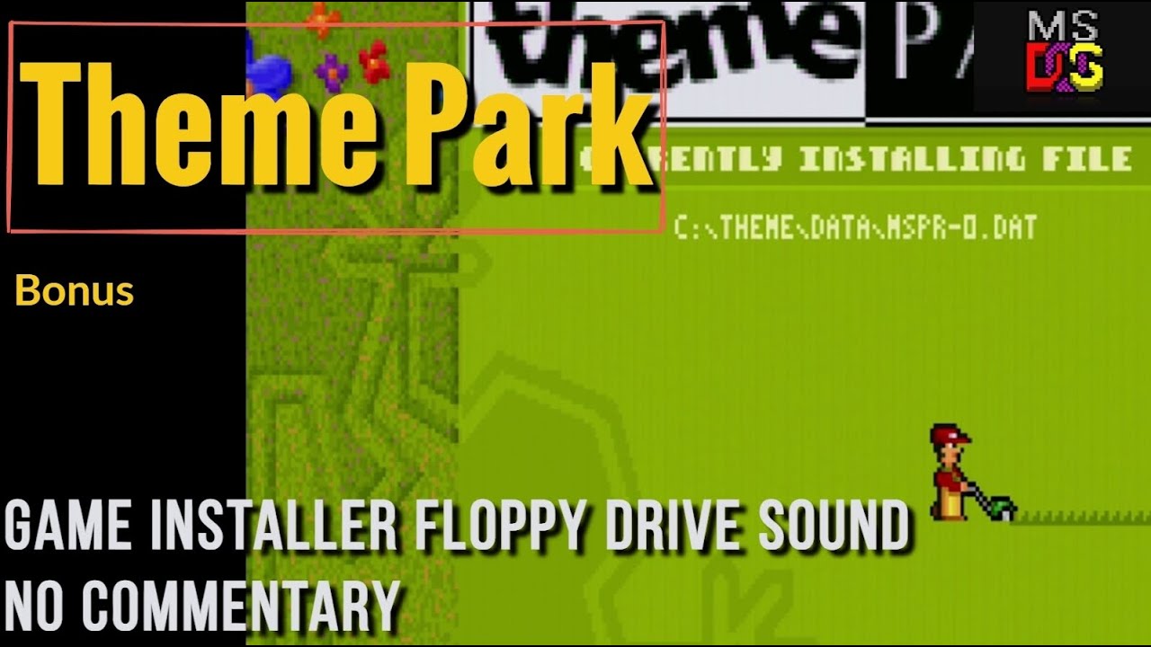 Theme Park [Bonus] - Retro PC Gameplay [AMD K5 PR166 -  MSDOS 6.22][No Commentary]