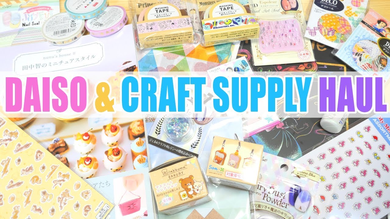 Daiso & Craft Supply Shopping Haul!