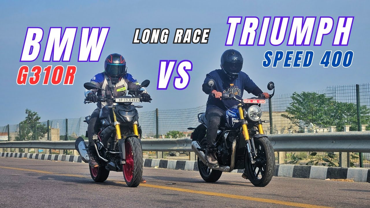 Triumph Speed 400 Vs Bmw G310R Long Race | who will win? | Amazing Results