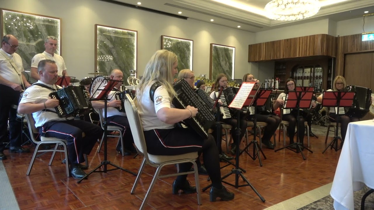 Aughafatten Accordion Band @ NI Open Accordion Band Championships 2024 - Moore Street