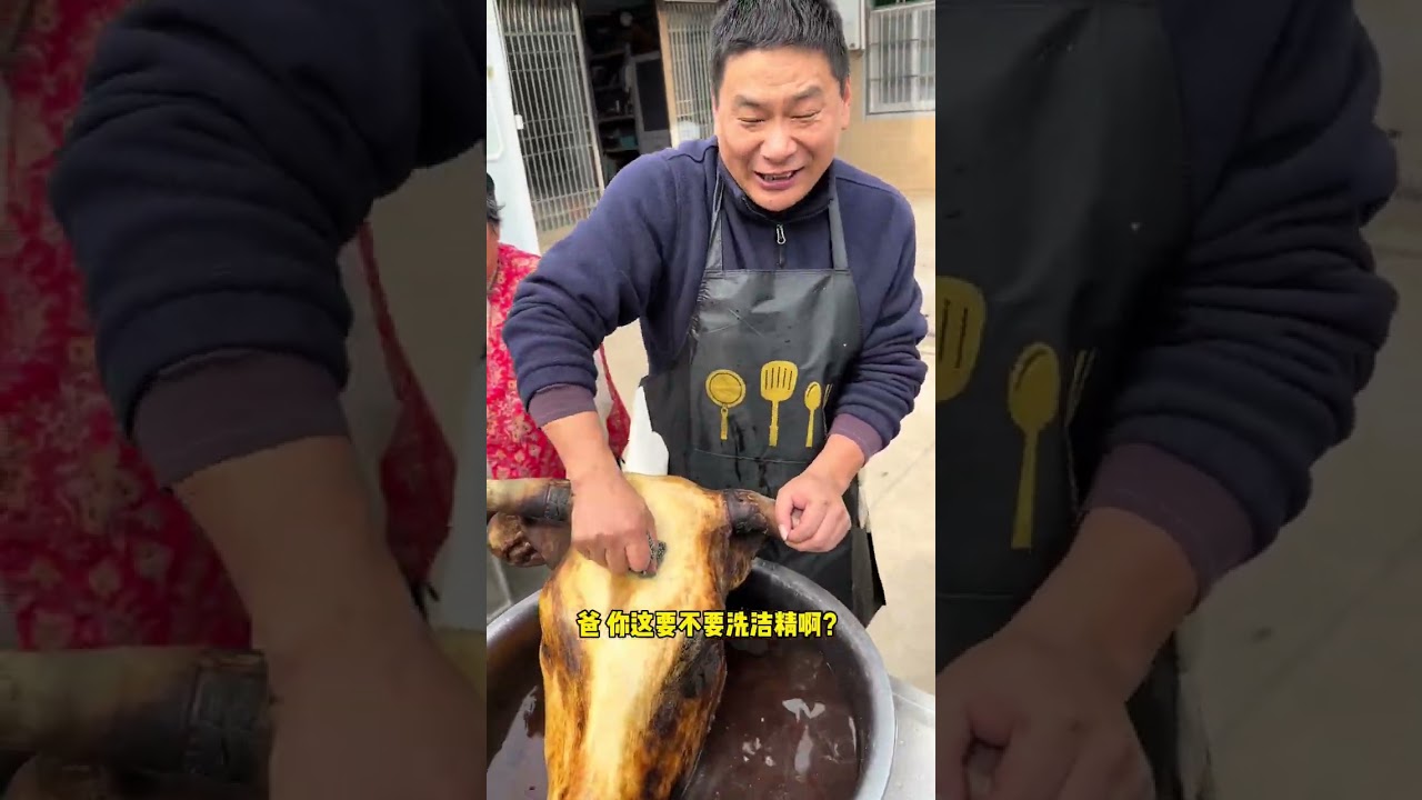 Dad from the South made braised beef heads in sauce for the villagers#Differences between
