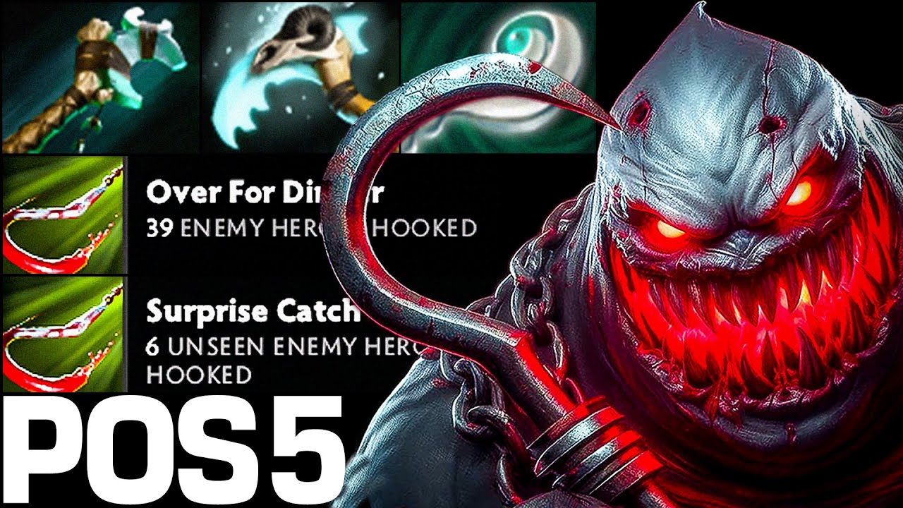 Поддержка Pudge с магнитными крючками всегда гарантирует победу | Официальный представитель Pudge