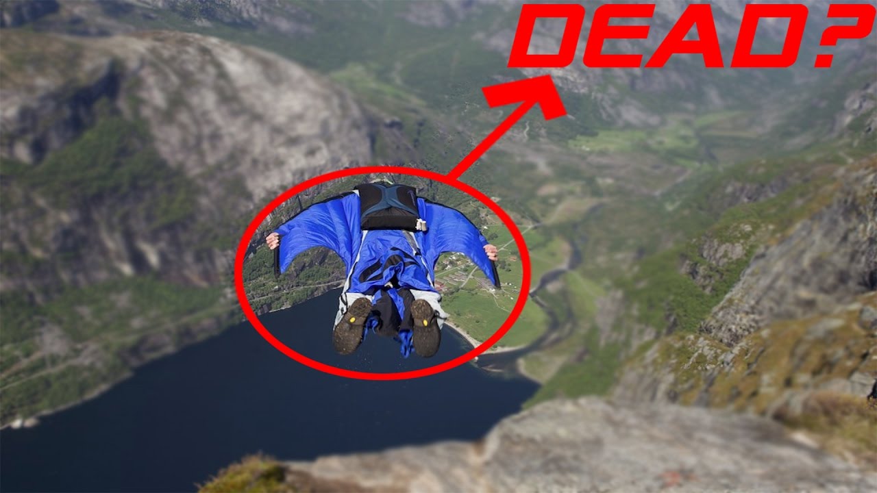 WINGSUIT DEATH ON 3000FT DROP! CAPTURED ON GOPRO