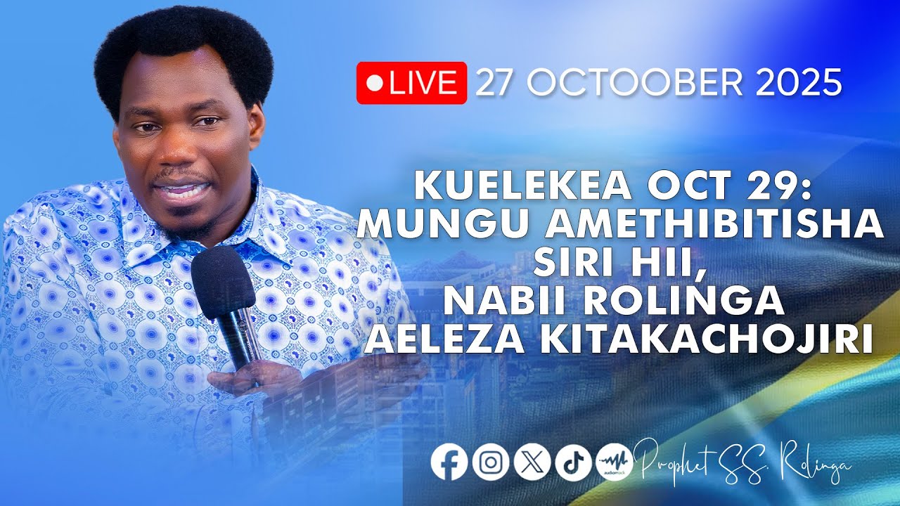 🔴LIVE​​​​​​​​​​​​​​​ OCOAN MONDAY SERVICE BROADCAST (Oct 27, 2025)