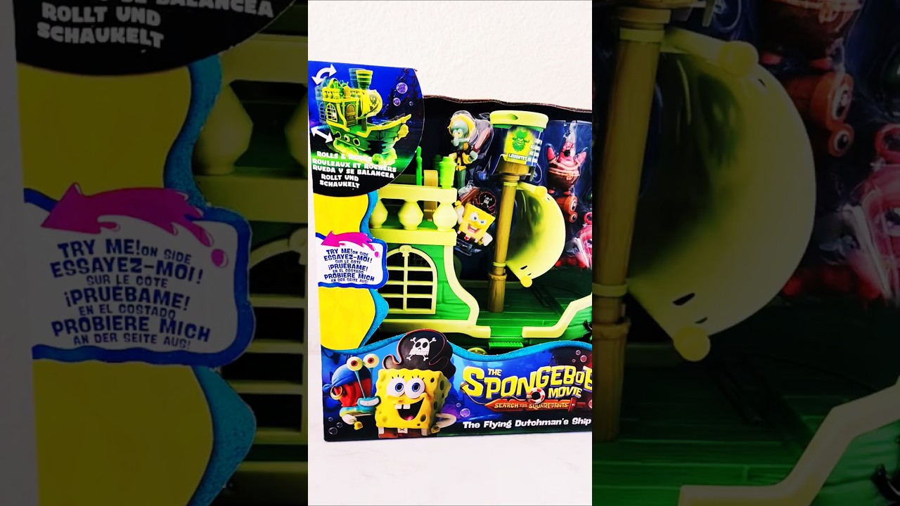 Spongebob New Movie Flying Dutchman Ship | Satisfying Unboxing Review 