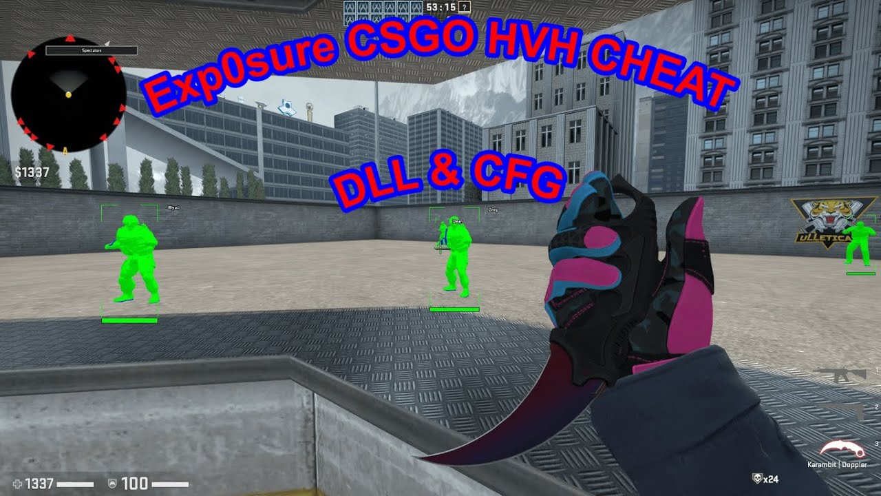 🔴Exp0sure CSGO HVH CHEAT DLL + CFG IN THE DESCRIPTION🔴