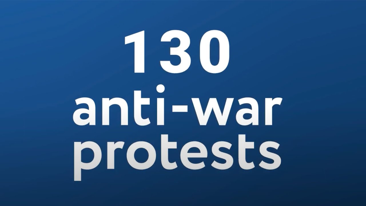 Russian anti-war rallies took place all over the globe