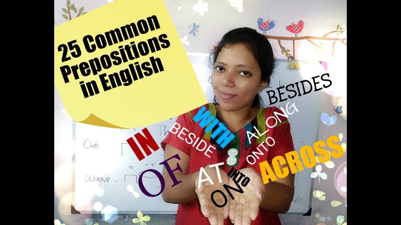 25 Common prepositions in English / Spoken English through Tamil lesson #19