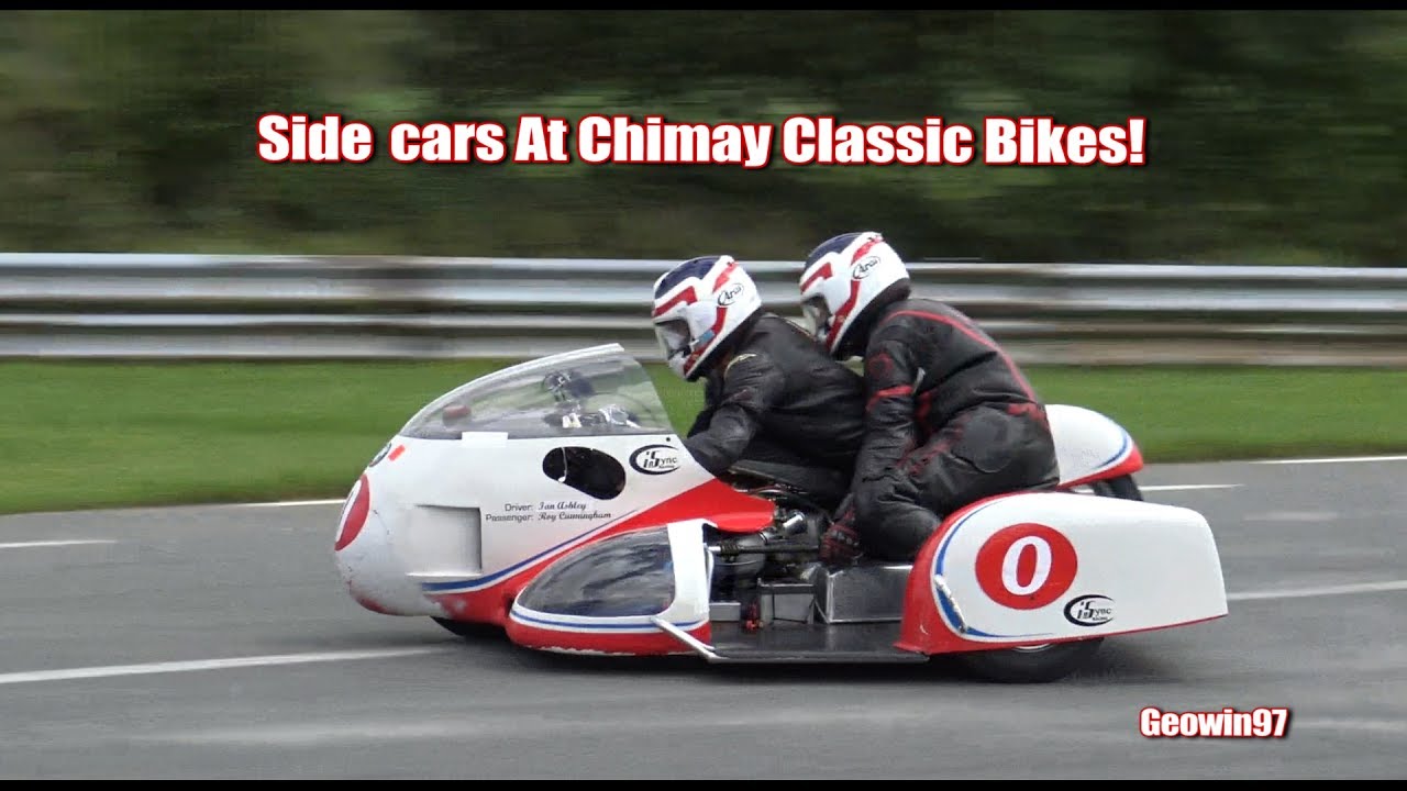50 - 80s Side Cars Action At Chimay Classic Bikes 2017
