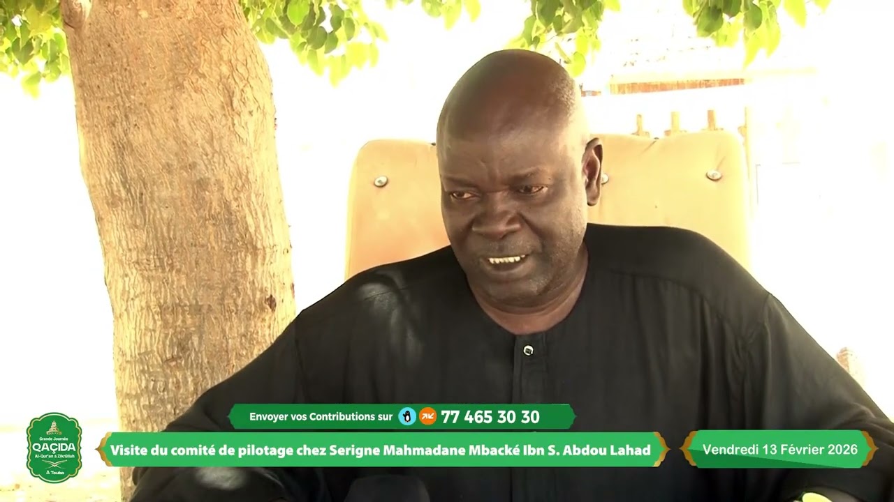Visite du comité de pilotage chez Serigne Mahmadane Mbacké Ibn S  Abdou Lahad