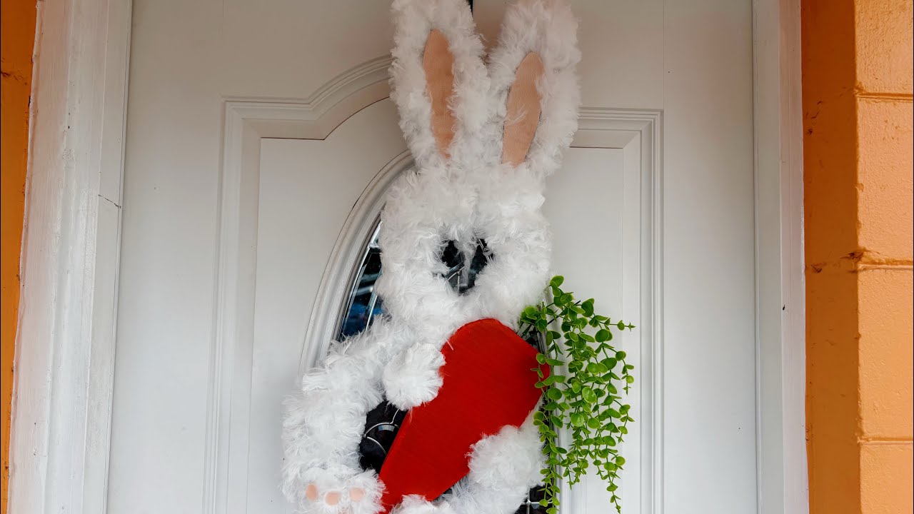 Yaima Costas está en vivo Conejo de Pascua para la puerta 🐰 decoración fácil DIY