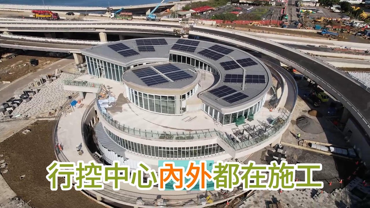 2026.03.11 淡江大橋 淡水端靜靜地  今天天氣好轉了 行控中心內外施工 輕軌鐵道施工 各區全面施工更新進度 4K
