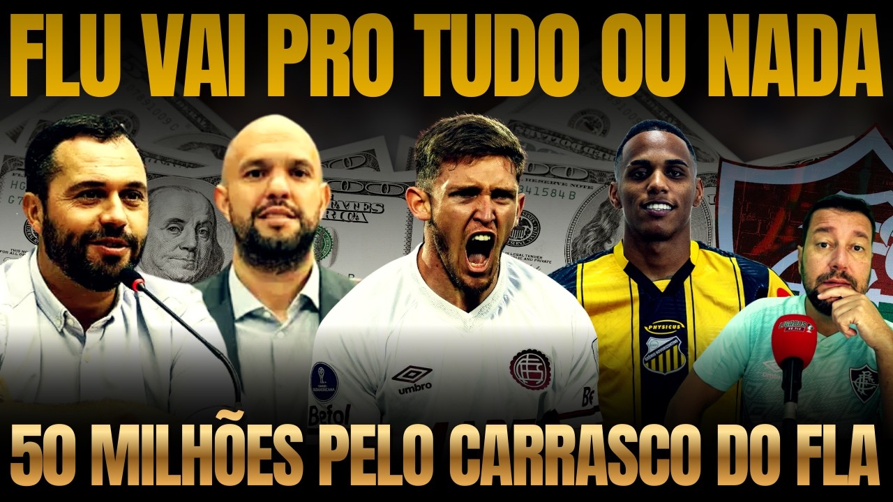 🤑FLU TENTA CARTADA FINAL POR ATACANTE. CASTILLO É O ALVO. ÁVALOS NÃO VEM. DIA DECISIVO POR DANTAS.