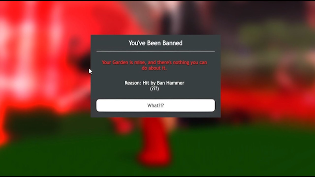 ADMIN BANNT MICH in GARDEN HORIZON Admin ABUSE