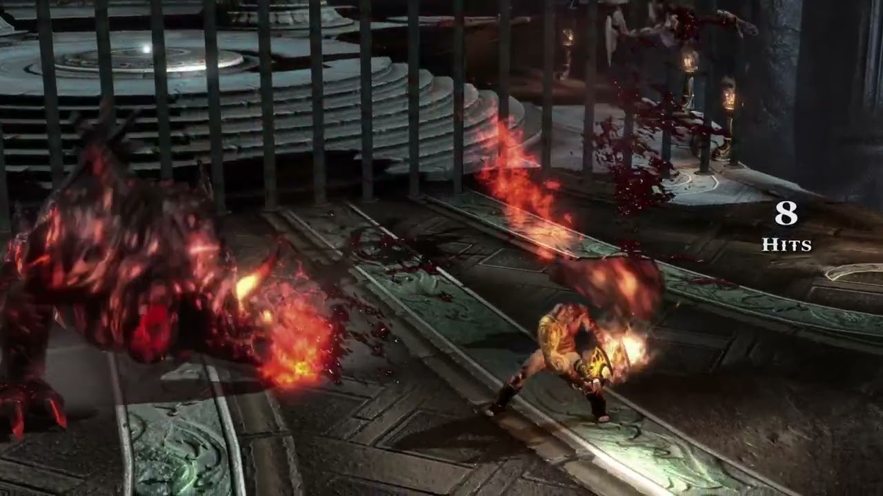 God of War III Remastered - Hades Cerberus breeder & Satyrs fight. CHAOS MODE