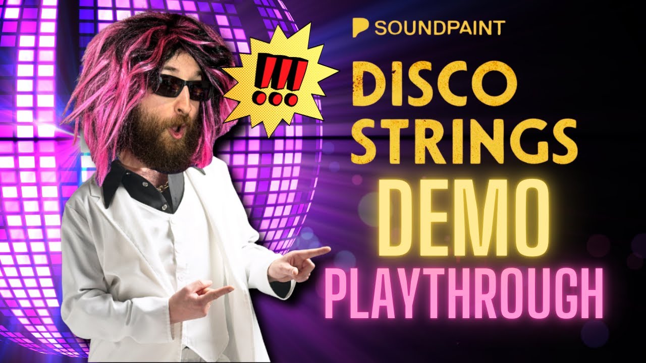 Soundpaint | Disco Strings + Nu-Disco Drums Demo | "The Laser Disc-O"