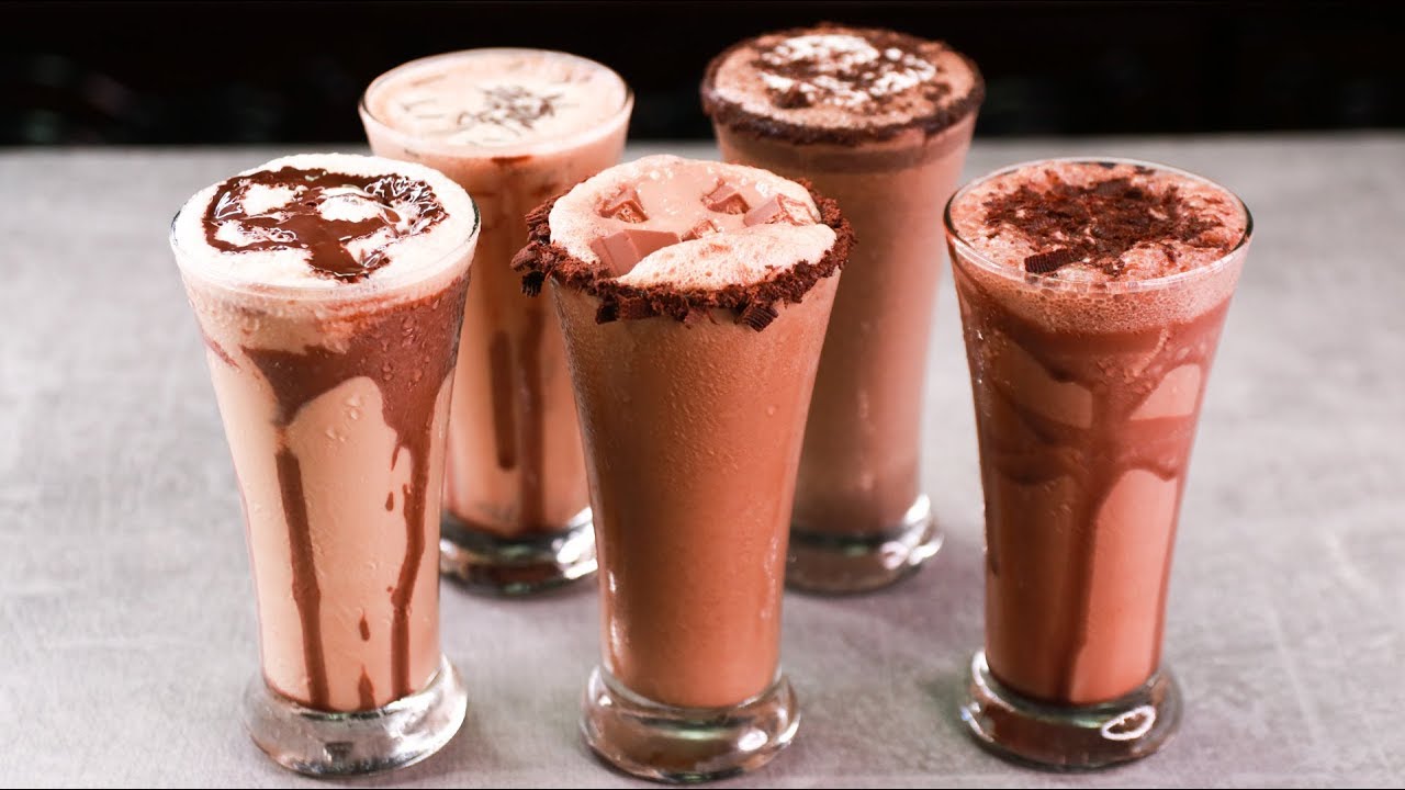 5 REFRESHING COLD COFFEE l COLD COFFEE RECIPE l EASY ICED COFFEE RECIPE