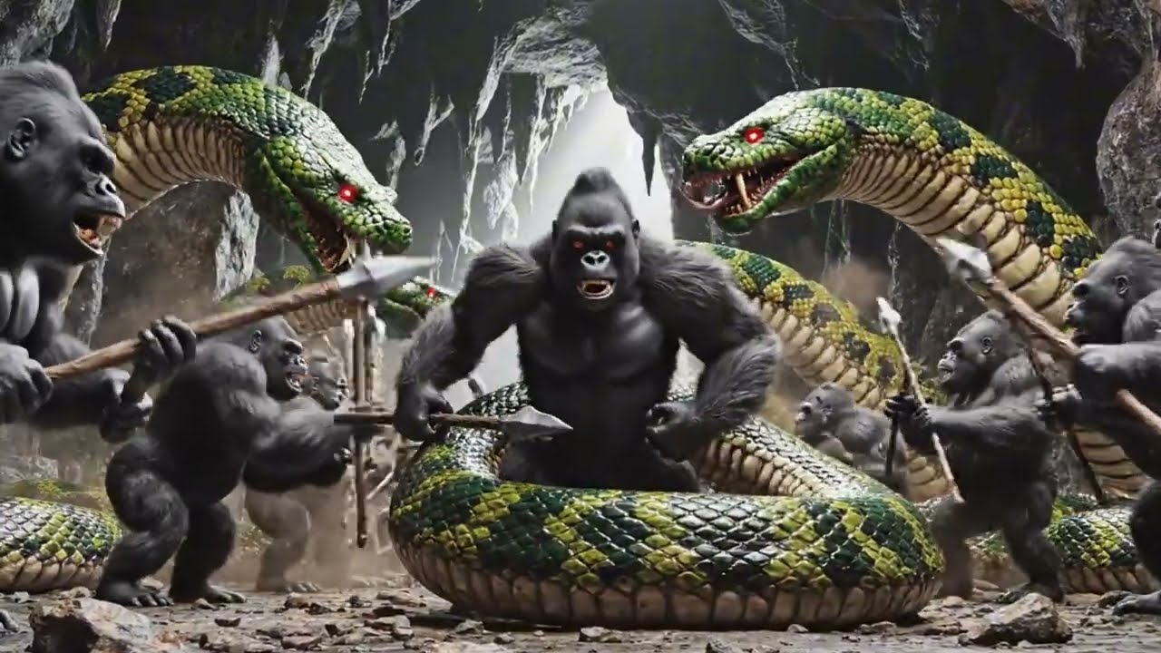 Ancient pythons battled the giant King Kong. | Ancient Titans Rise Again | Behemoth Realm