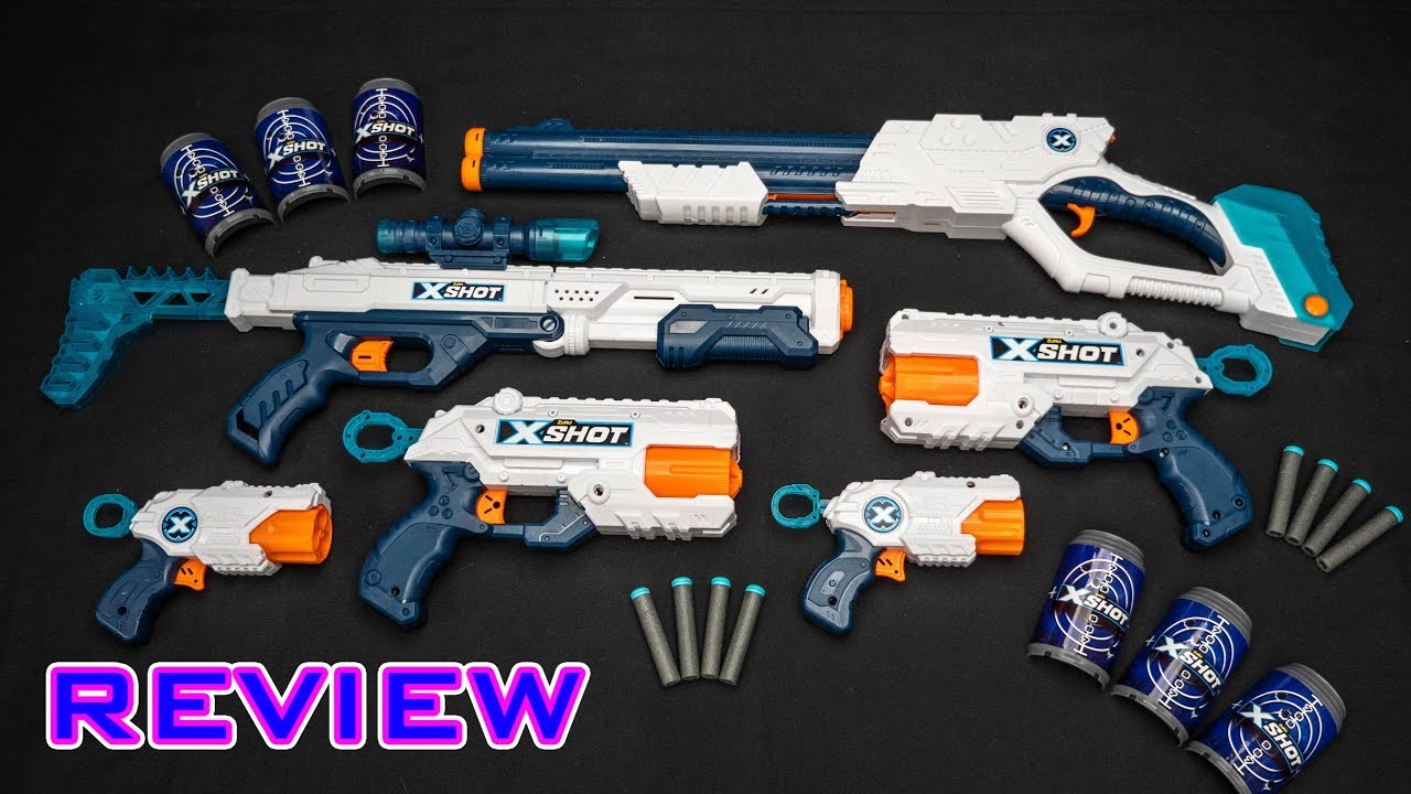 [ОБЗОР] Обзор группы Zuru X-Shot | Hawk Eye, Vigilante, Reflex 6 и MK3