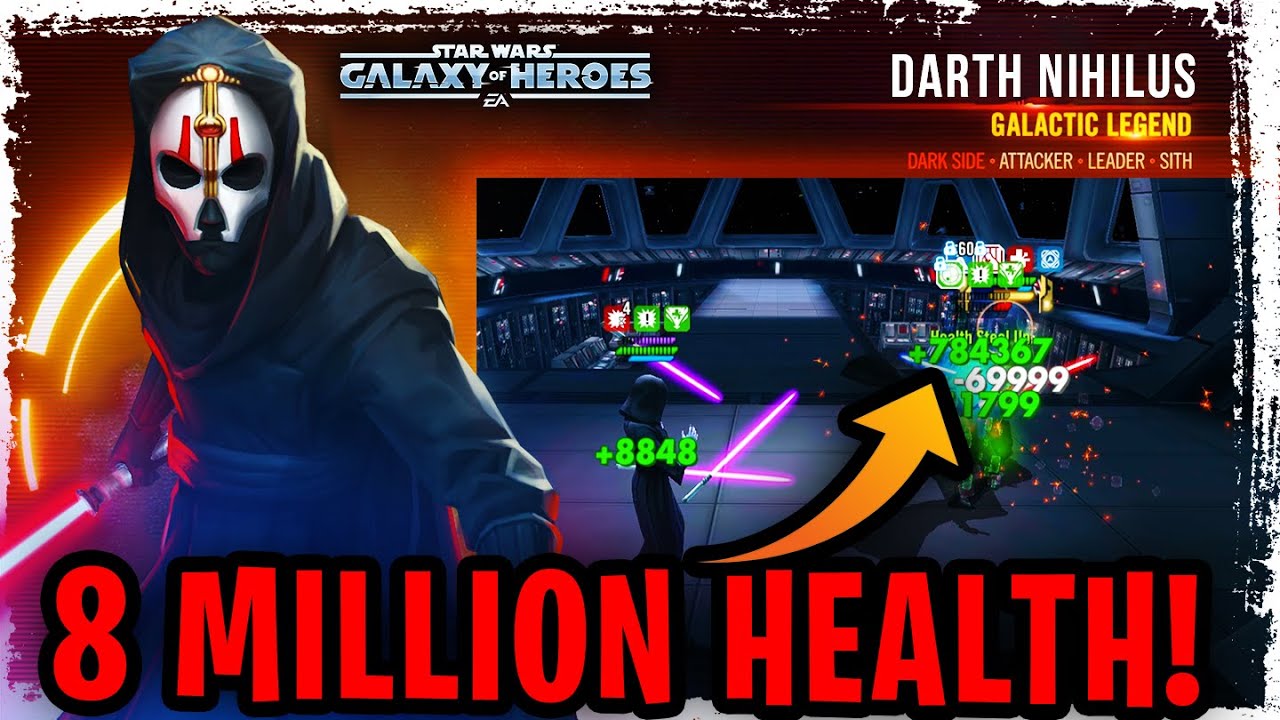 Galactic Legends: Дарт Нигилус + 8 МИЛЛИОНОВ ЗДОРОВЬЯ! Играйте за ситха, нападайте на Нигилуса и ...