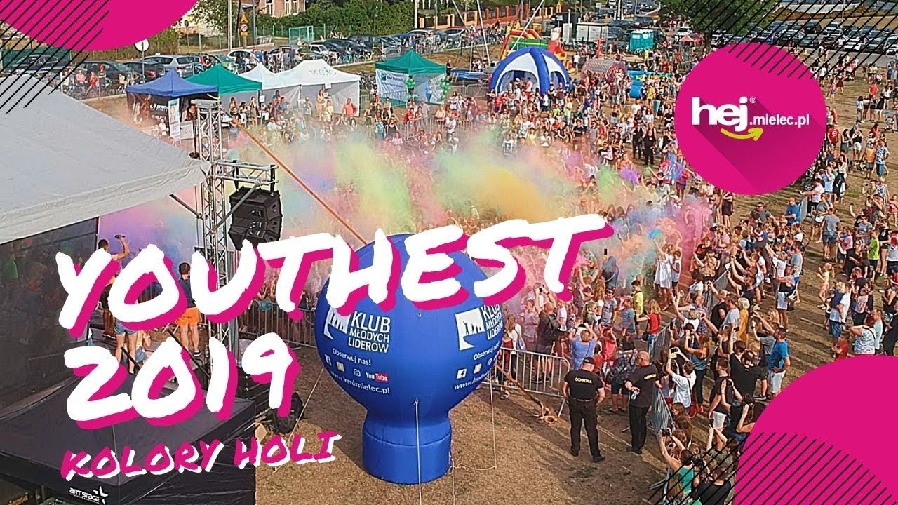 hej.mielec.pl TV: Kolory holi na Youthest Mielec 2019