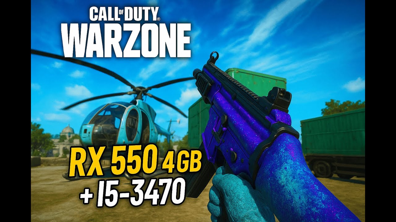 TESTE WARZONE NA RX 550 4G + I5 3470 - #10