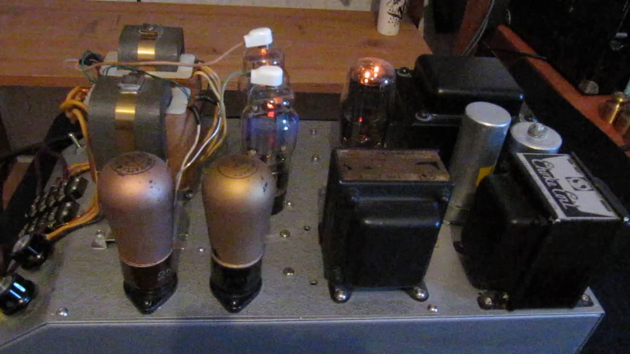 EL38 Mullard tube SE amplifier