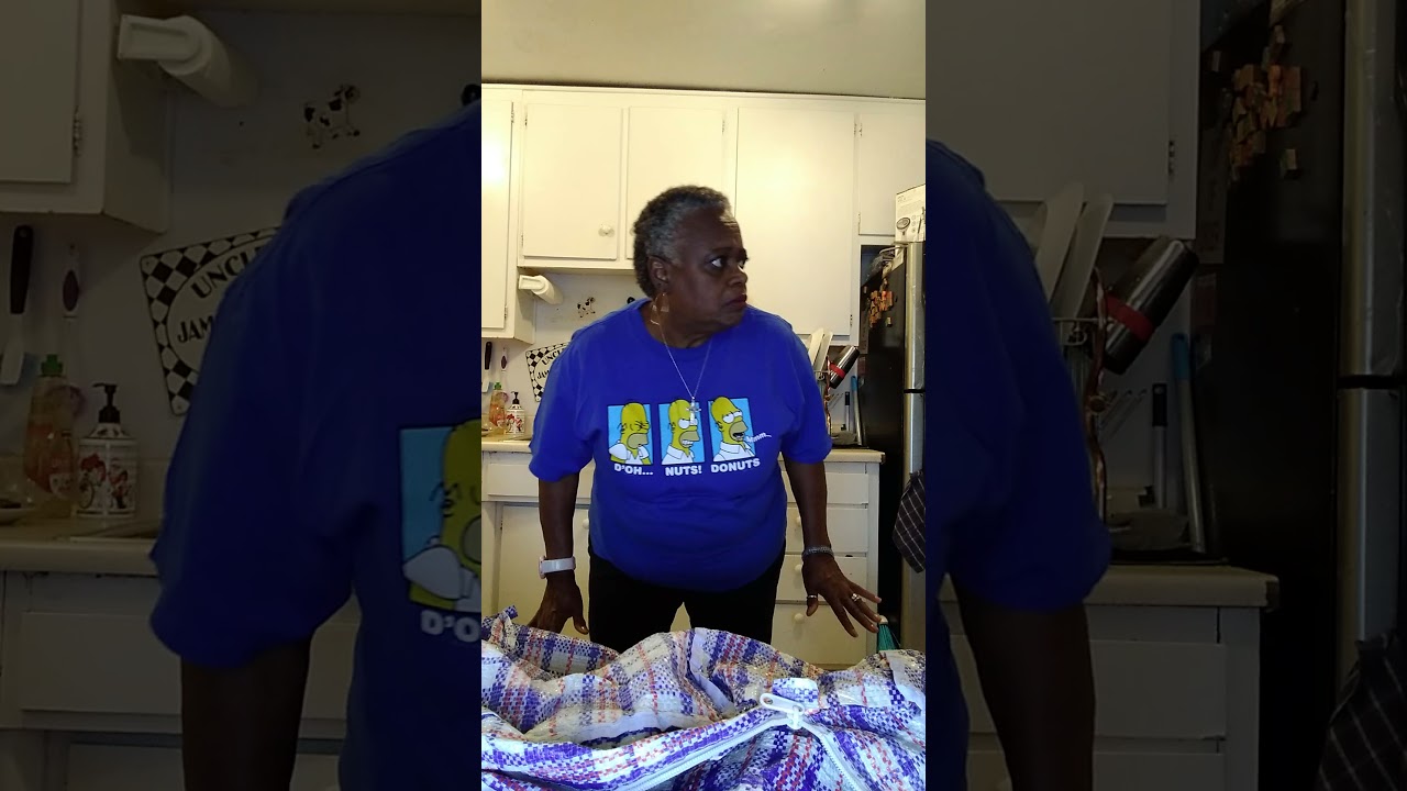Andre's Grandma vs Laundry Bag