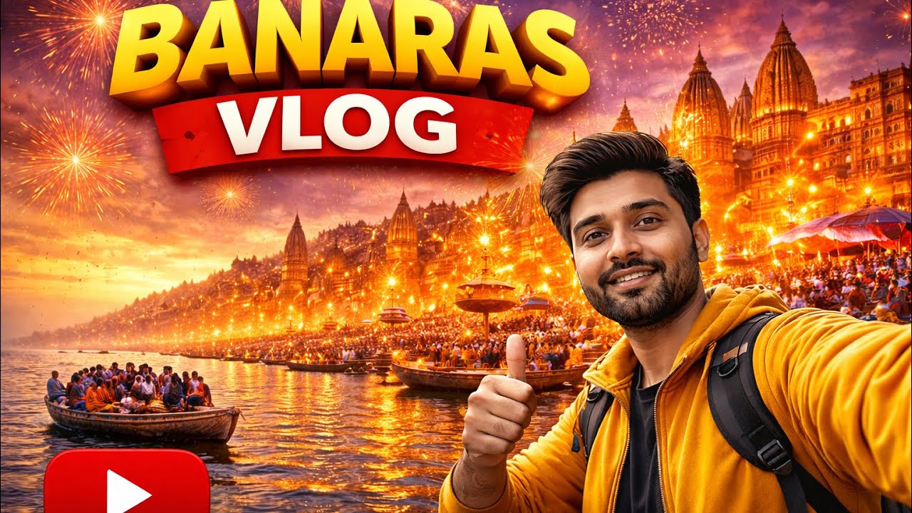 Banaras Vlog 🔥First Time in Banaras 😱 | Ganga Aarti, Ghats ❤️, #kashi ,#travel ,#banaras ,#varanasi 