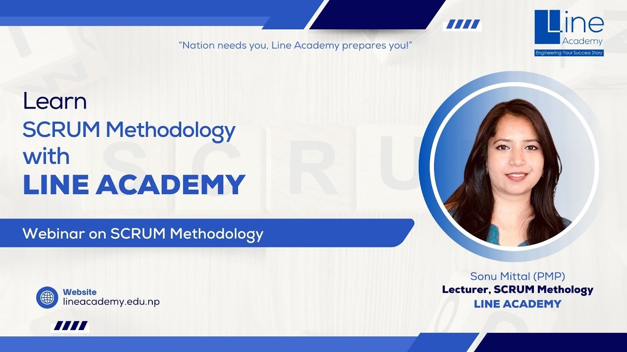 SCRUM Methodology Training Webinar | Line Academy | Agile Project Management