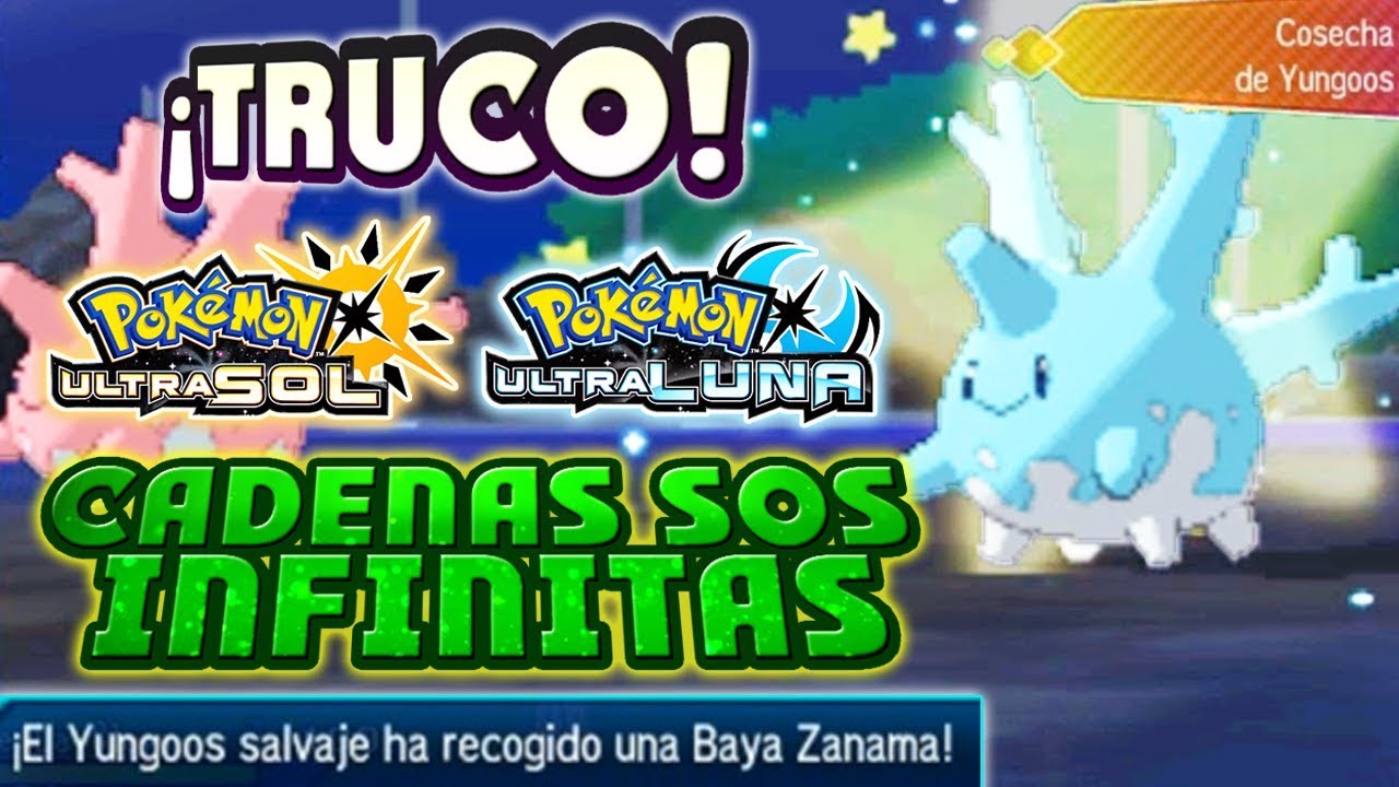 TRUCO PARA HACER CADENAS SOS RÁPIDAS, FÁCILES E INFINITAS SIN QUE EL POKÉMON SALVAJE SE SUICIDE!