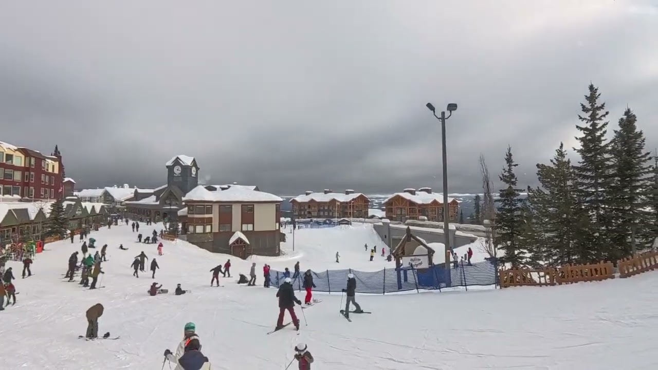 Village Time-lapse@Big White Ski Resort January 2025