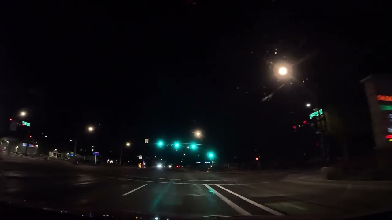 Night driving video 141