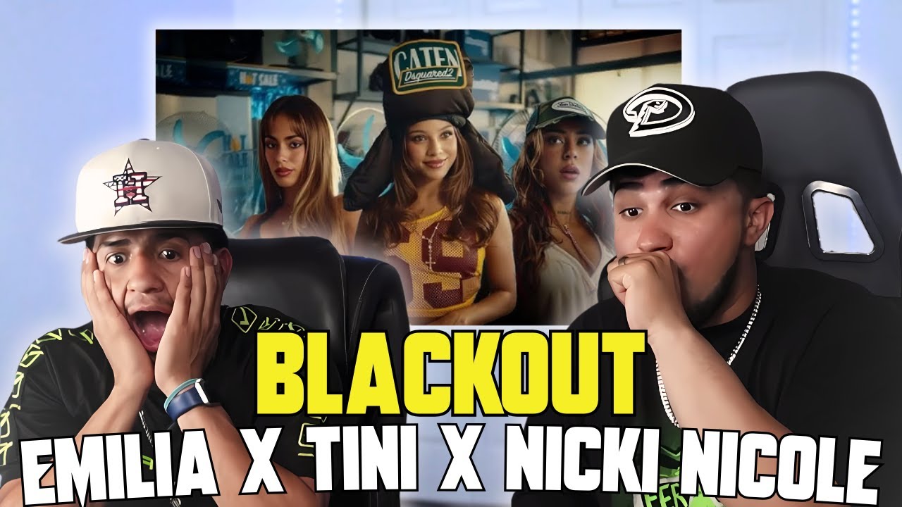 REACCION a "Blackout 🧊" Emilia, Niki Nicole, TINI || PALOO!! AL ESTILO 🇧🇷🔥