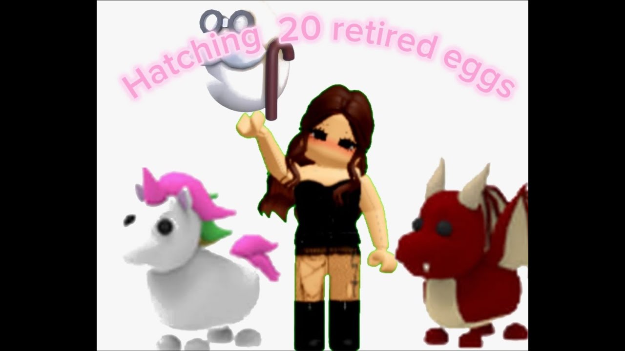 Hatching 20 retired eggs (Adopt Me)
