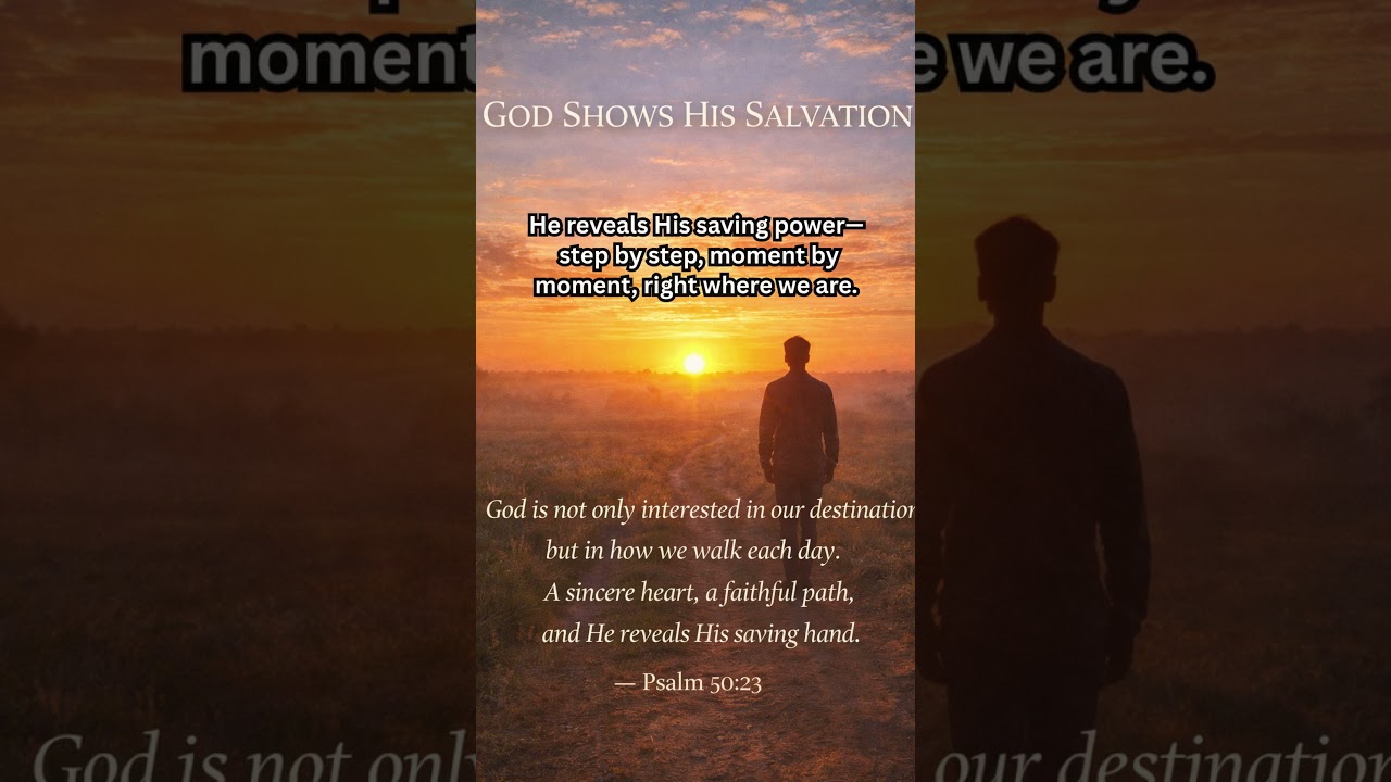 God Shows His Salvation Morning Prayer 