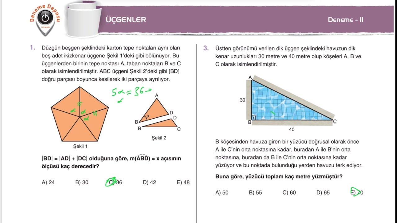 ÜÇGENLER DENEME 11