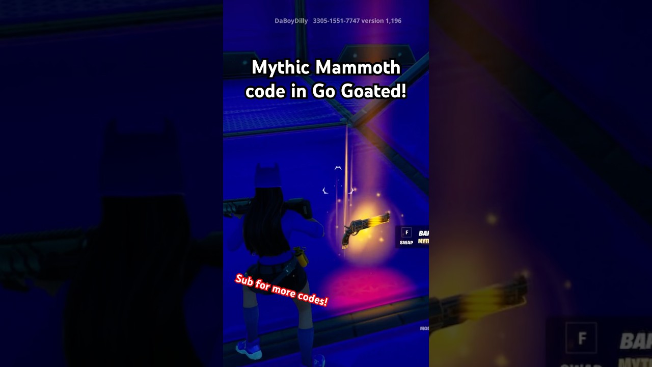 How to get the Mythic Mammoth pistol in Go Goated! 