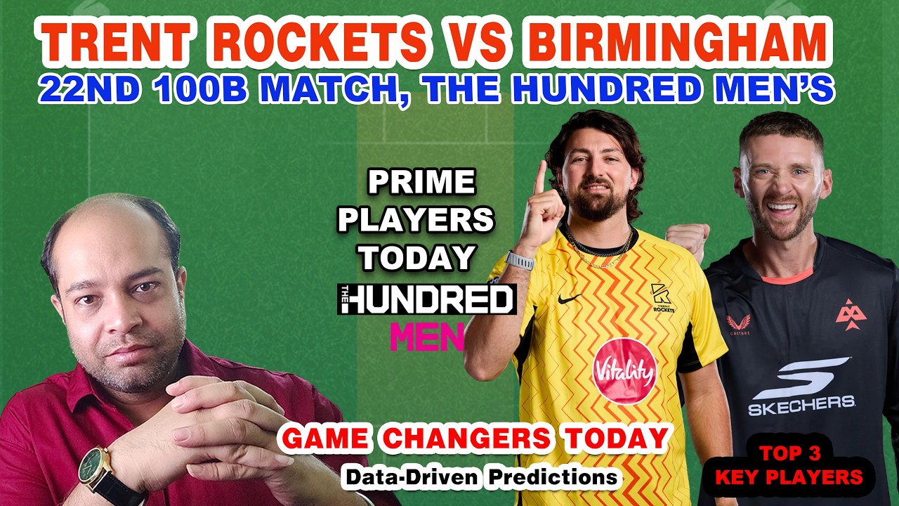 TRT vs BPH Today Match Analysis | TRT vs BPH Dream11 Prediction | The Hundred 2026 22nd Match Today