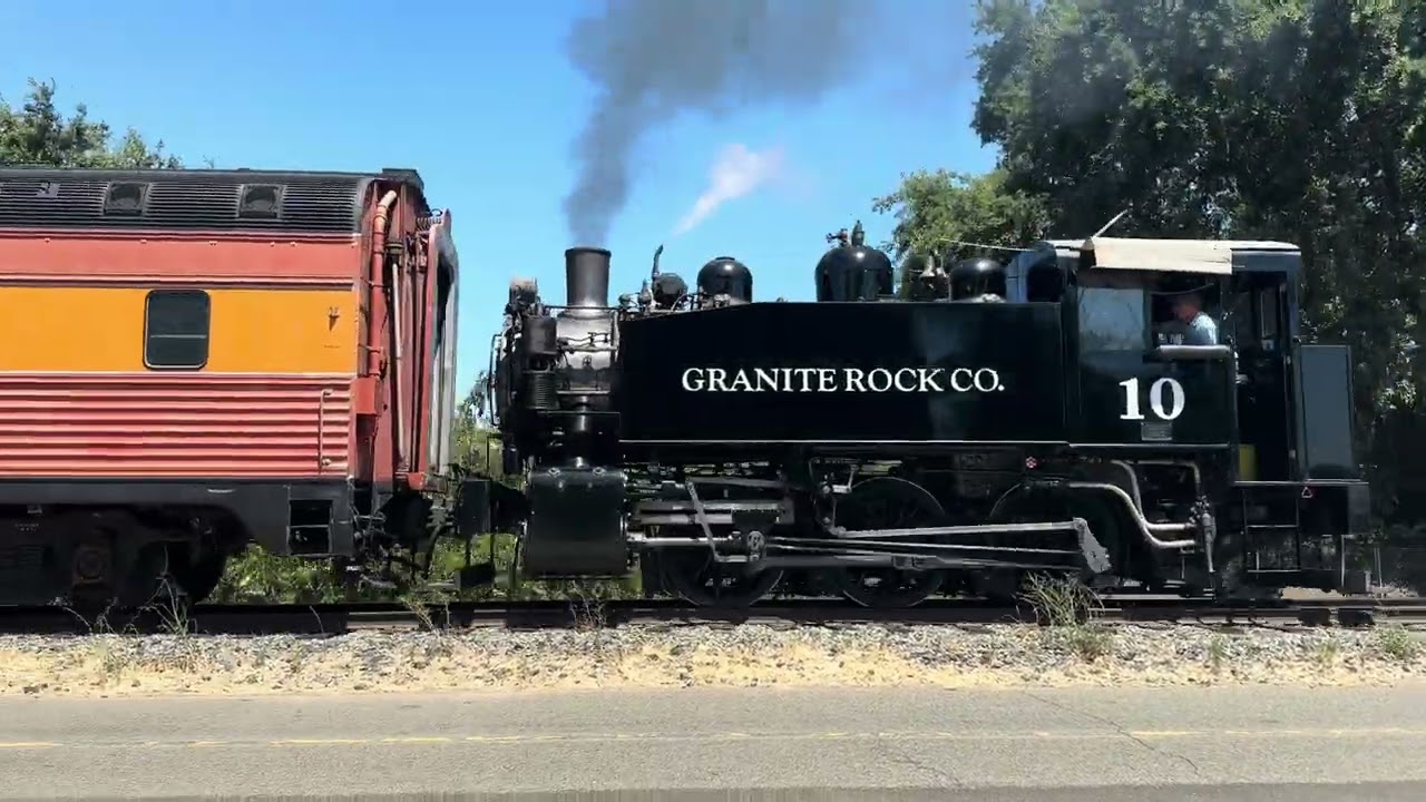 Granite Rock Company No. 10 Steam Train - First Excursions Since 2020