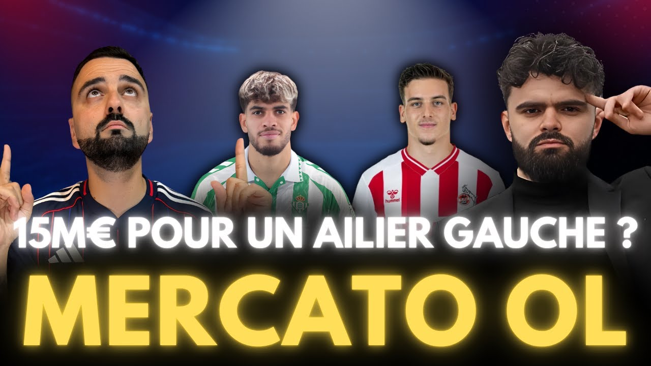 MERCATO OL 🔥 | Un ailier gauche &agrave; 15 M&euro; pour Lyon ? &ndash; Avec Marco