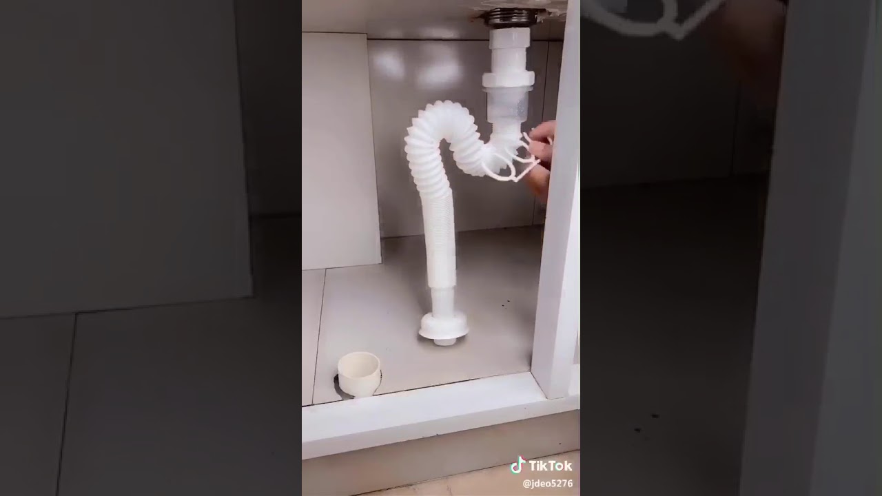 流理台防臭伸縮S型排水軟管