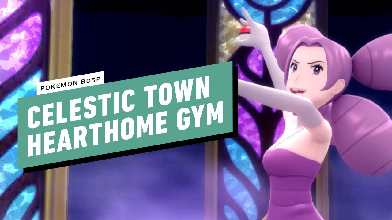 Pokemon Brilliant Diamond Shining Pearl Walkthrough Part 25 - Celestic Town, Hearthome Gym