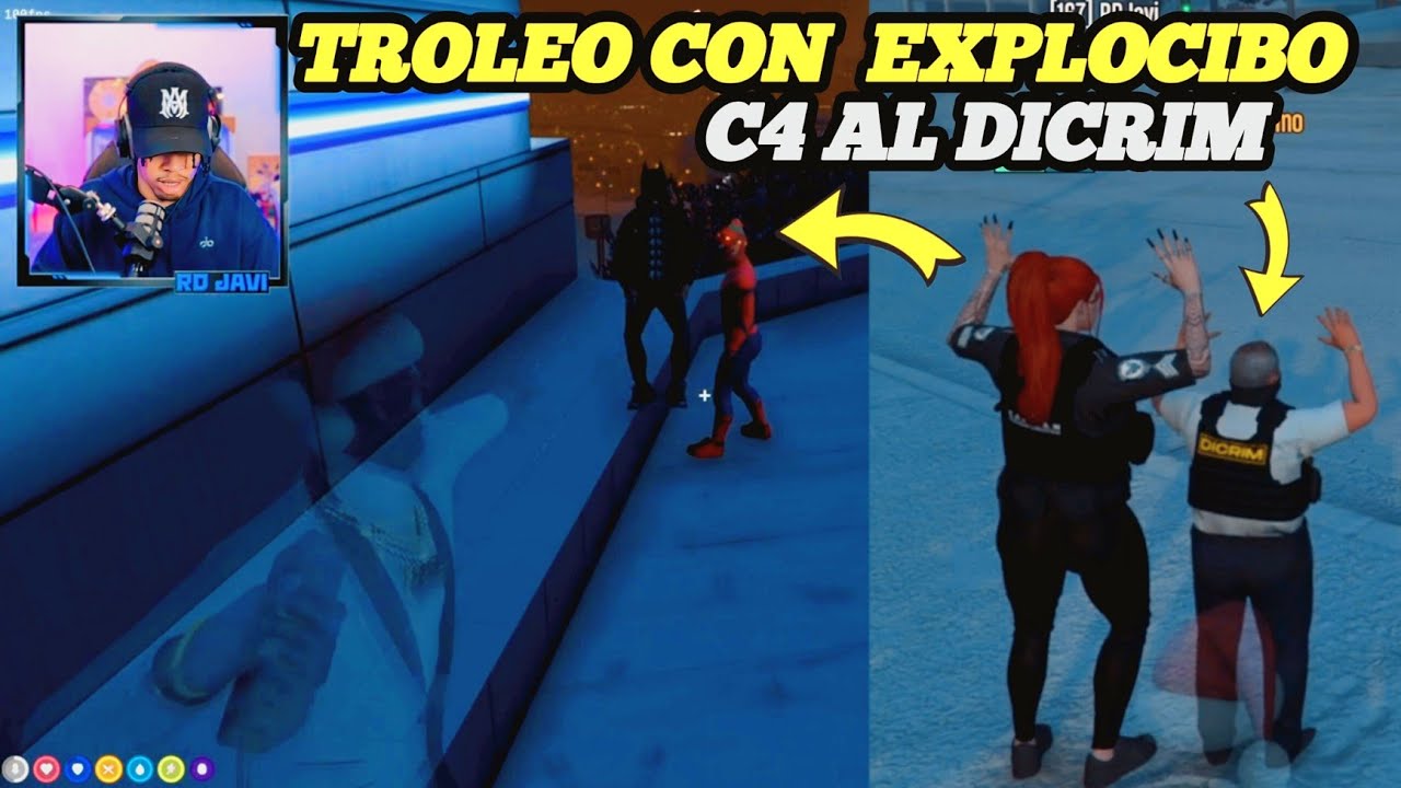 RDjavi: Uso Explocibo C4 y Troleo Al Dicrim - Creativos Rp 