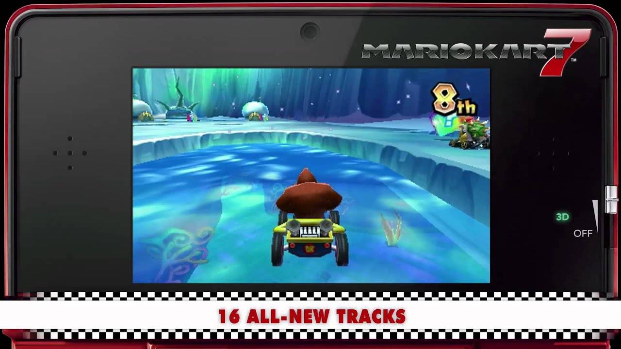 Mario Kart 7 arrives on Nintendo 3DS