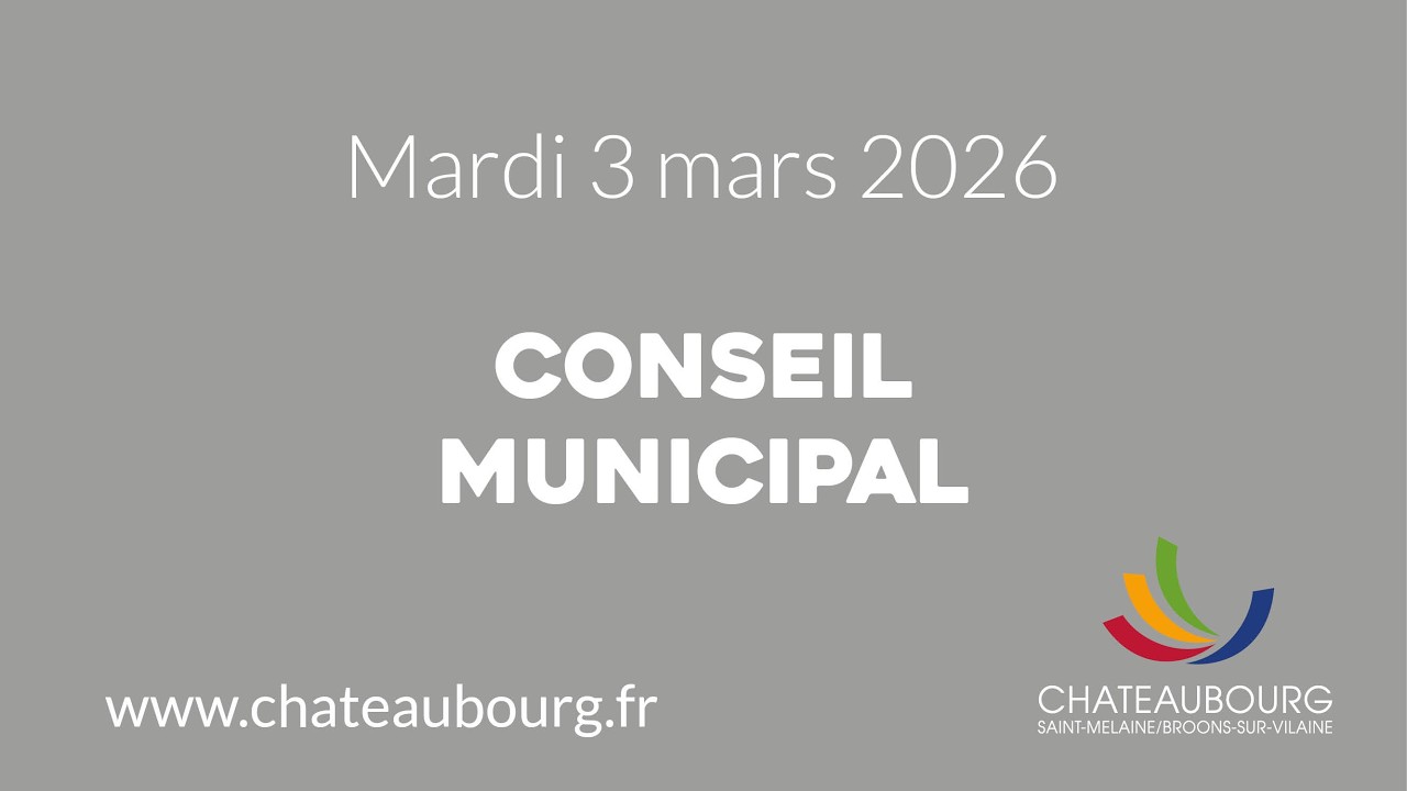 Conseil municipal du 3 mars 2026