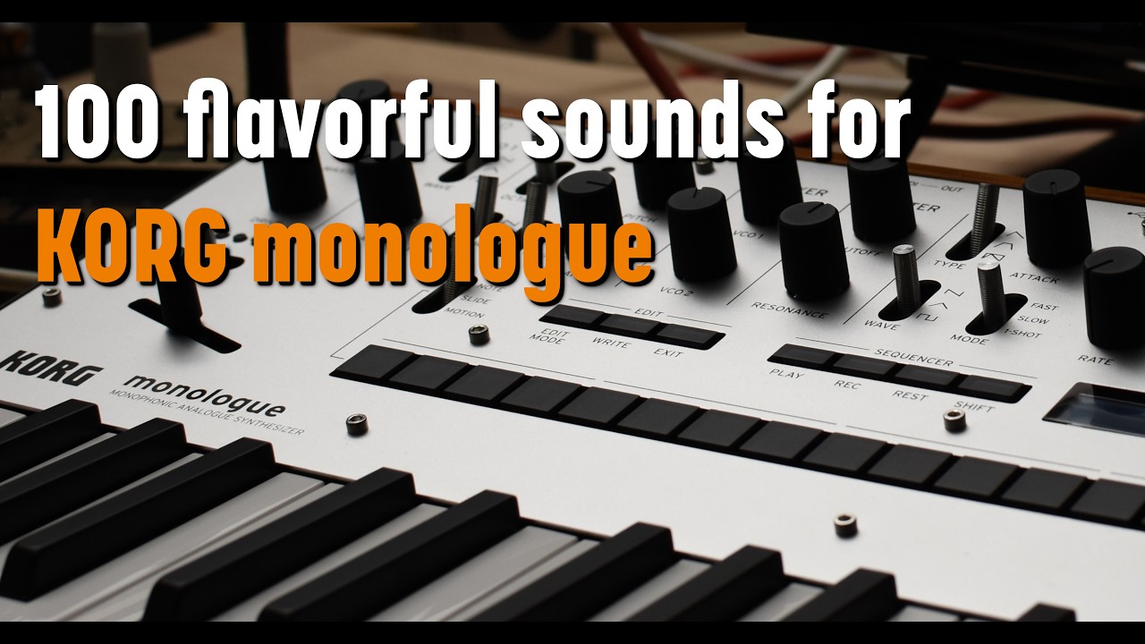 Analog Singular for KORG monologue | walkthrough of all sounds | no talking