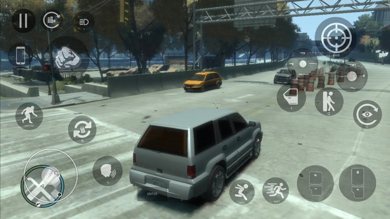 GTA 4 Android Gameplay Offline - Winlator X V3 with Input Bridge Touch Control 