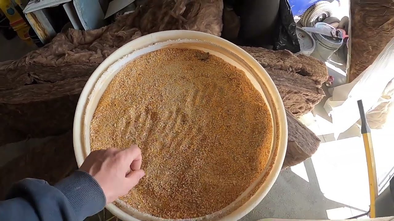 Grinding and Mixing our own Chicken Feed to Save some Money!!